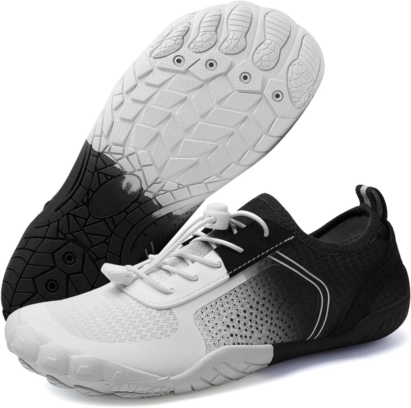 Hike Barefoot Shoes Womens Mens, Pro Water Shoe Women Men Footwear Barefoot Hike Shoes for Travel, Wide Toe Box Non-Slip Breathable Zero Drop Shoe