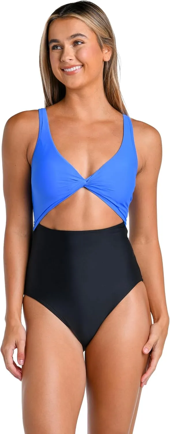 Hobie Women's Standard Cut Out One Piece Swimsuit