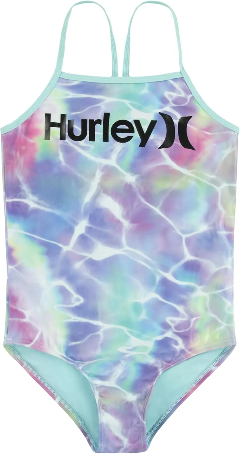 Hurley Girls' 1-Piece Cut Out Swim Suit