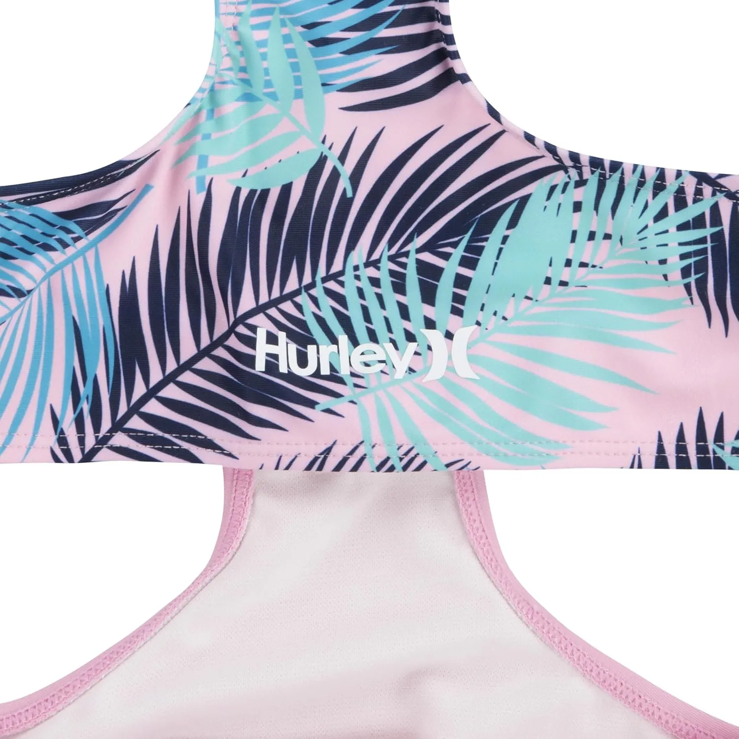 Hurley Girls' 1-Piece Cut Out Swim Suit