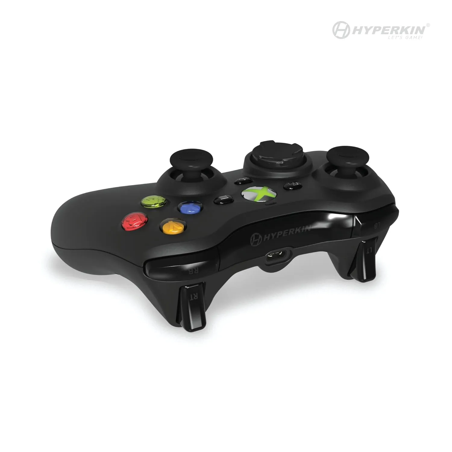 Hyperkin Xenon Wired Controller - Black - Officially licensed Xbox 360 Controller replica for use with Xbox Series X|S, Xbox One, Windows 10|11, PC, Video Game Controller, 3.5MM Audio Jack, Impulse Triggers, Plug and Play Gaming Gamepad