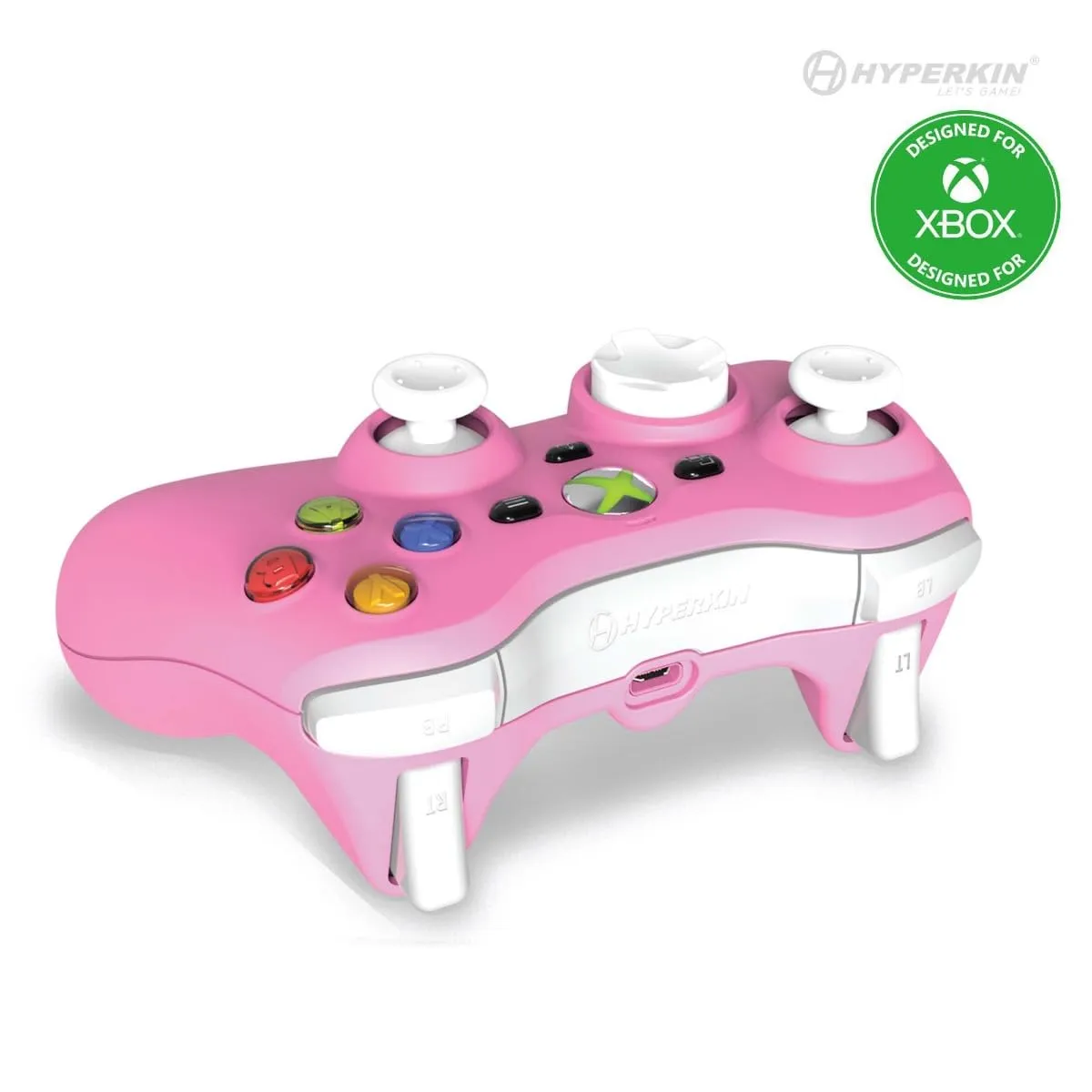 Hyperkin Xenon Wired Controller - Pink - Officially licensed Xbox 360 Controller replica for use with Xbox Series X|S, Xbox One, Windows 10|11, PC, Video Game Controller, 3.5MM Audio Jack, Impulse Triggers, Plug and Play Gaming Gamepad