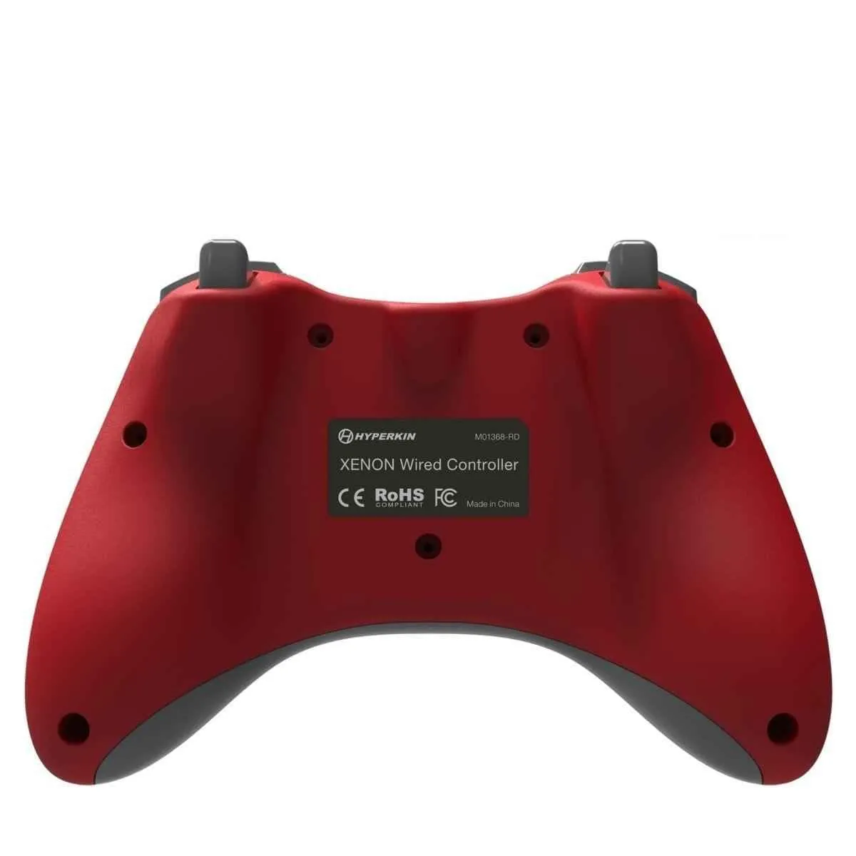 Hyperkin Xenon Wired Controller - Red - Officially licensed Xbox 360 Controller replica for use with Xbox Series X|S, Xbox One, Windows 10|11, PC, Video Game Controller, 3.5MM Audio Jack, Impulse Triggers, Plug and Play Gaming Gamepad