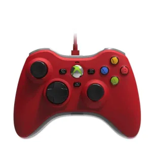 Hyperkin Xenon Wired Controller - Red - Officially licensed Xbox 360 Controller replica for use with Xbox Series X|S, Xbox One, Windows 10|11, PC, Video Game Controller, 3.5MM Audio Jack, Impulse Triggers, Plug and Play Gaming Gamepad