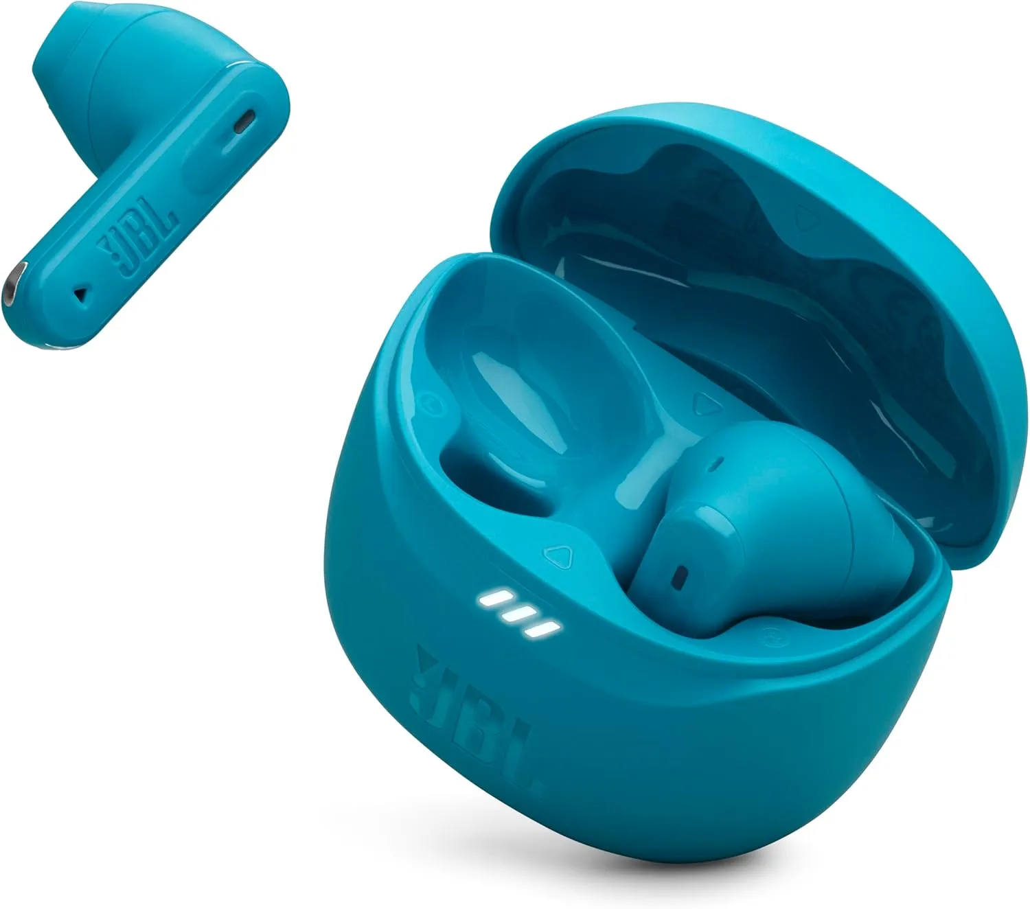 JBL Tune Flex 2 - True Wireless Noise Cancelling Earbuds Spatial Sound and Smart Ambient Technology, 6 mics for Perfect Calls, up to 48Hrs of Playback, IP54 Dust & Water Resistant (Teal)
