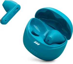 JBL Tune Flex 2 - True Wireless Noise Cancelling Earbuds Spatial Sound and Smart Ambient Technology, 6 mics for Perfect Calls, up to 48Hrs of Playback, IP54 Dust & Water Resistant (Teal)
