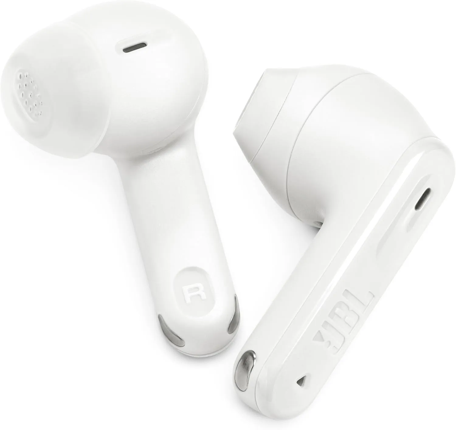 JBL Tune Flex 2 - True Wireless Noise Cancelling Earbuds Spatial Sound and Smart Ambient Technology, 6 mics for Perfect Calls, up to 48Hrs of Playback, IP54 Dust & Water Resistant (White)