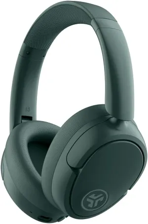 JLab JBuds Lux ANC Wireless Headphones, Sage, Hybrid Active Noise Cancelling, Customizable Sound, Spatial Audio Compatible, Premium Over-Ear Bluetooth Headset