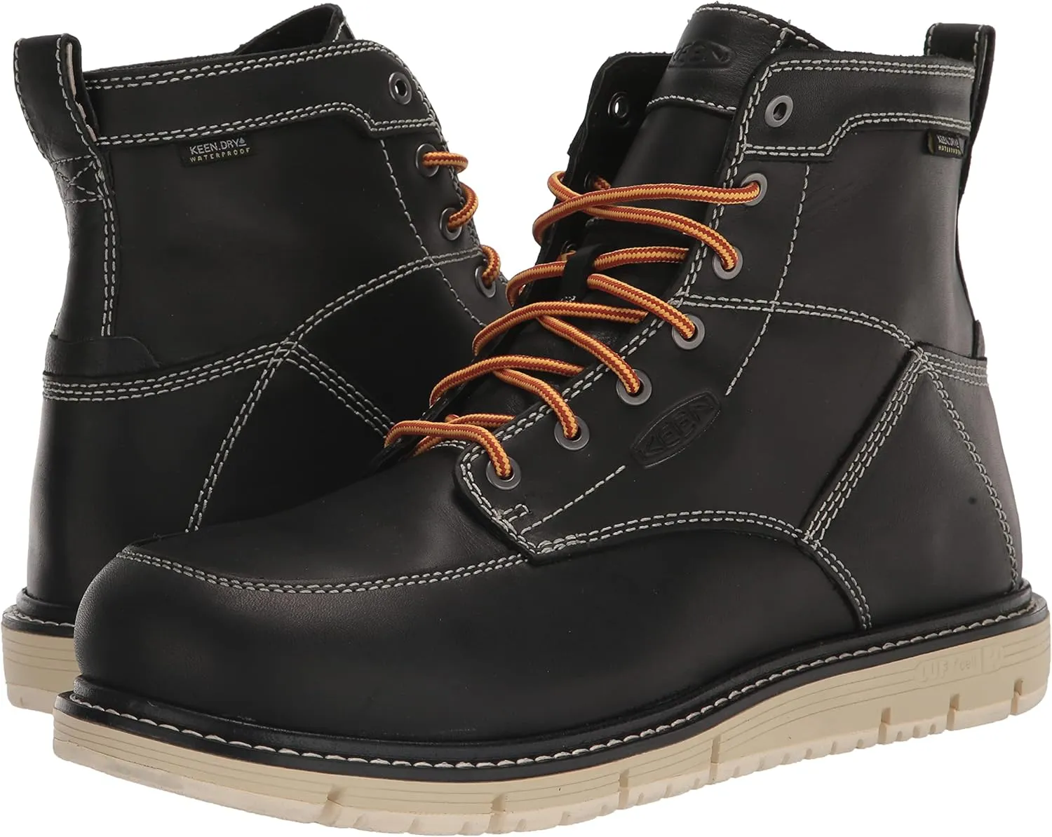 KEEN Utility Men's CSA San Jose 6 Alloy Toe Waterproof Wedge Work Boots