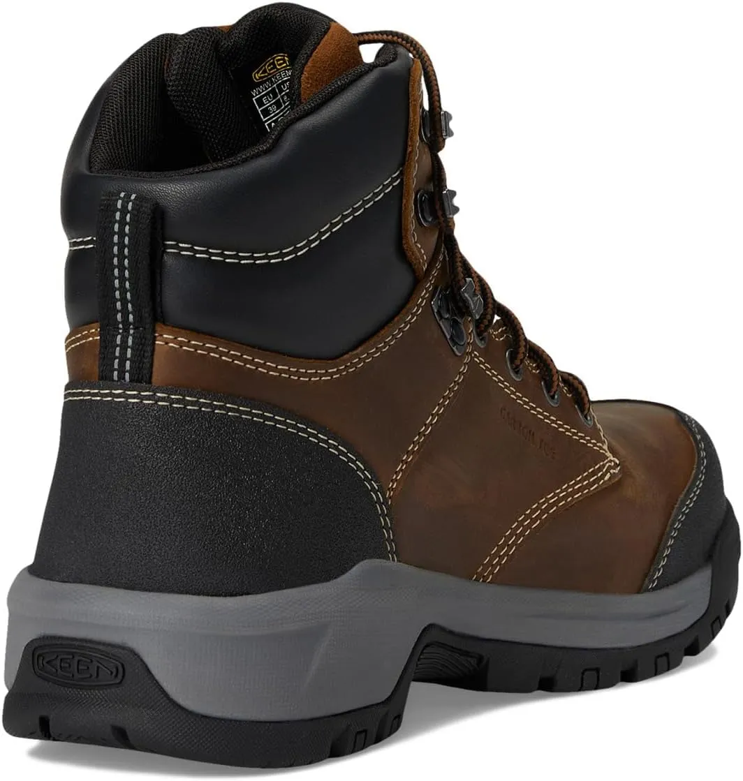 KEEN Utility Women's Evanston 6 Composite Toe Waterproof Internal Met Guard Work Boots
