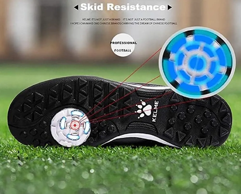 KELME Mens Turf Soccer Cleats - Football Boots Outdoor/Indoor Unisex Adult Sizes - Pro Soccer Shoes - TF AG and Futsal Shoe