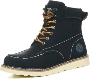 KELODON Waterproof Steel Toe Boots For Men 6" Safety Work Boots