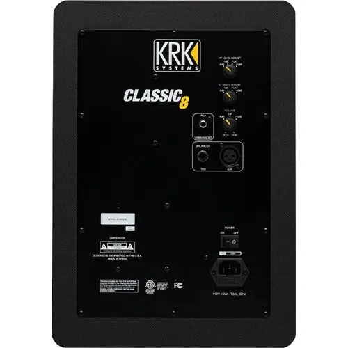 KRK Classic 8" Near-Field 2-Way Studio Monitor