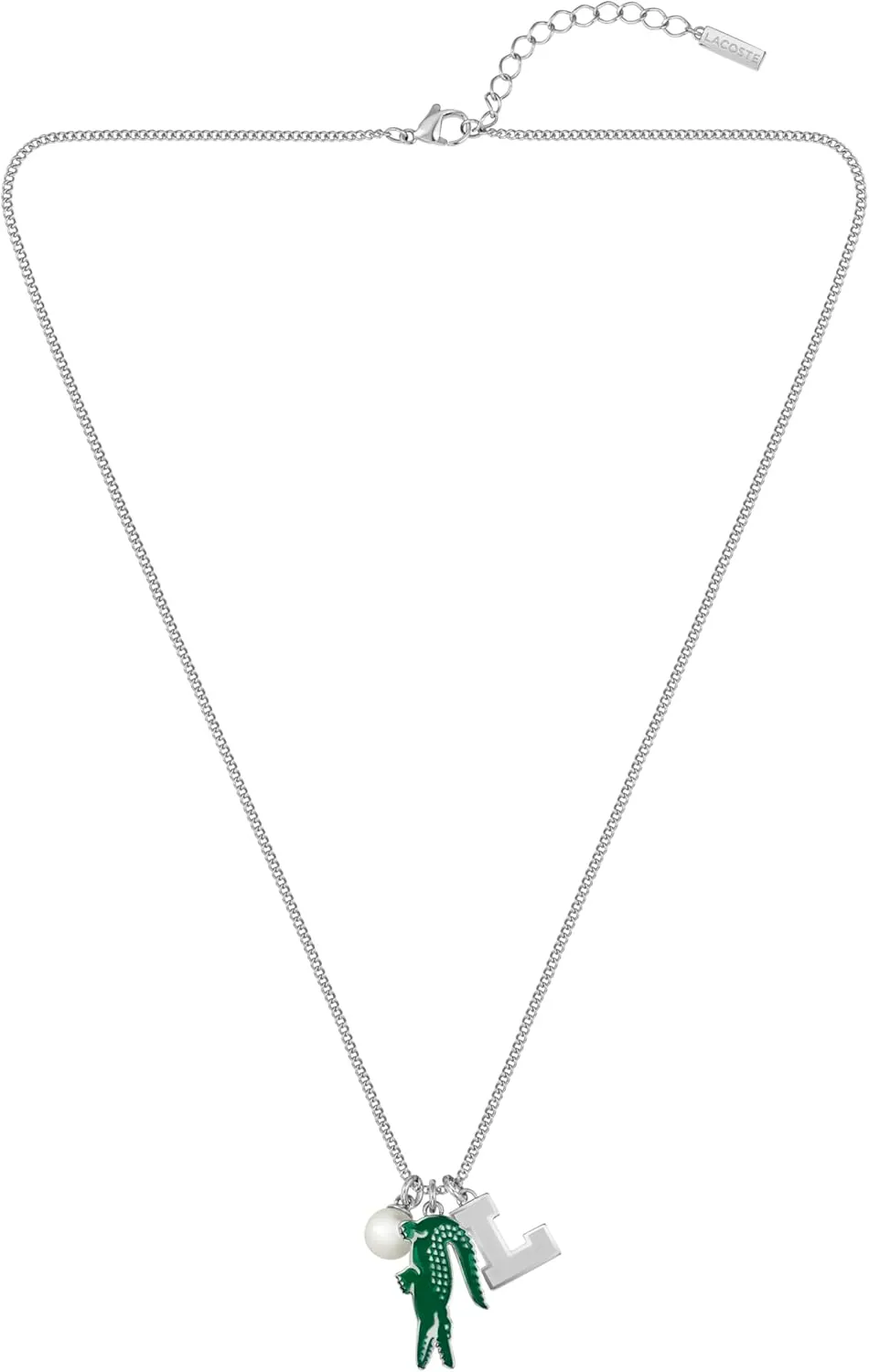 Lacoste Umpire - Charm Pendant Necklace for Men and Women  Stainless Steel Jewelry, Adjustable  Stylish and Bold Design, Fashion Accessory  Gift for Him and Her