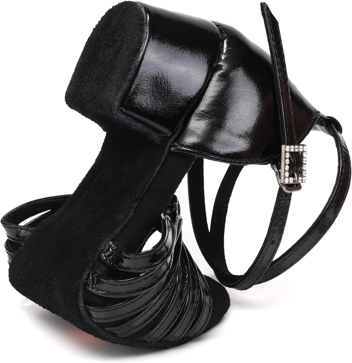 Latin Ballroom Dance Shoes Girls Latin Dance Shoes Low Heels Salsa Tango Professional Performance Practice Dance Shoes for Girls Kids 3cm Heel