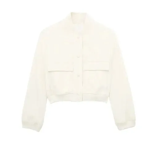 Long Cardigan Pocket Button Casual Sleeve Street Short Fashion Jacket