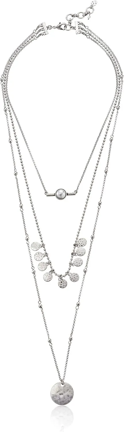 Lucky Brand Women's Lucky Layer Pearl Necklace