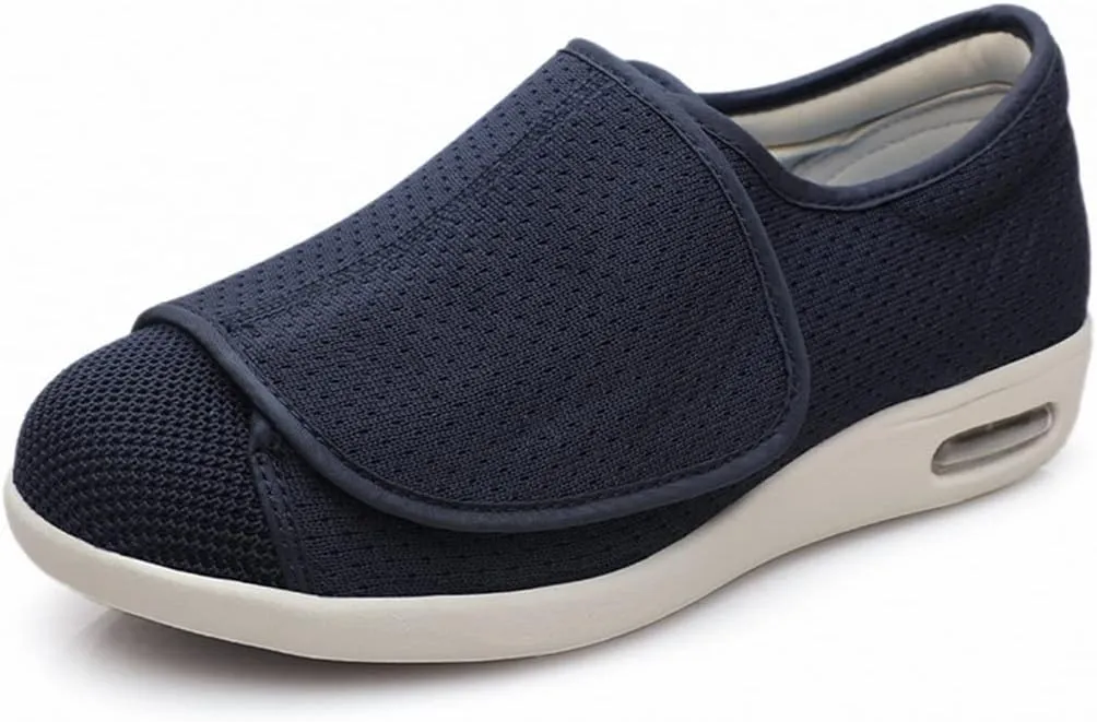 Men Women Edema Shoes, Memory Foam Diabetic Slipper Unisex Outdoor Indoor Orthopaedic Slippers Anti-Skid Wide Fit Swollen Feet Shoes