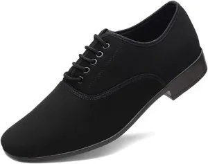 Men's Ballroom Dance Shoes Latin Tango Morden Rumba Social Shoes Lace-Up Low Heel 1" Jazz Dance Shoes
