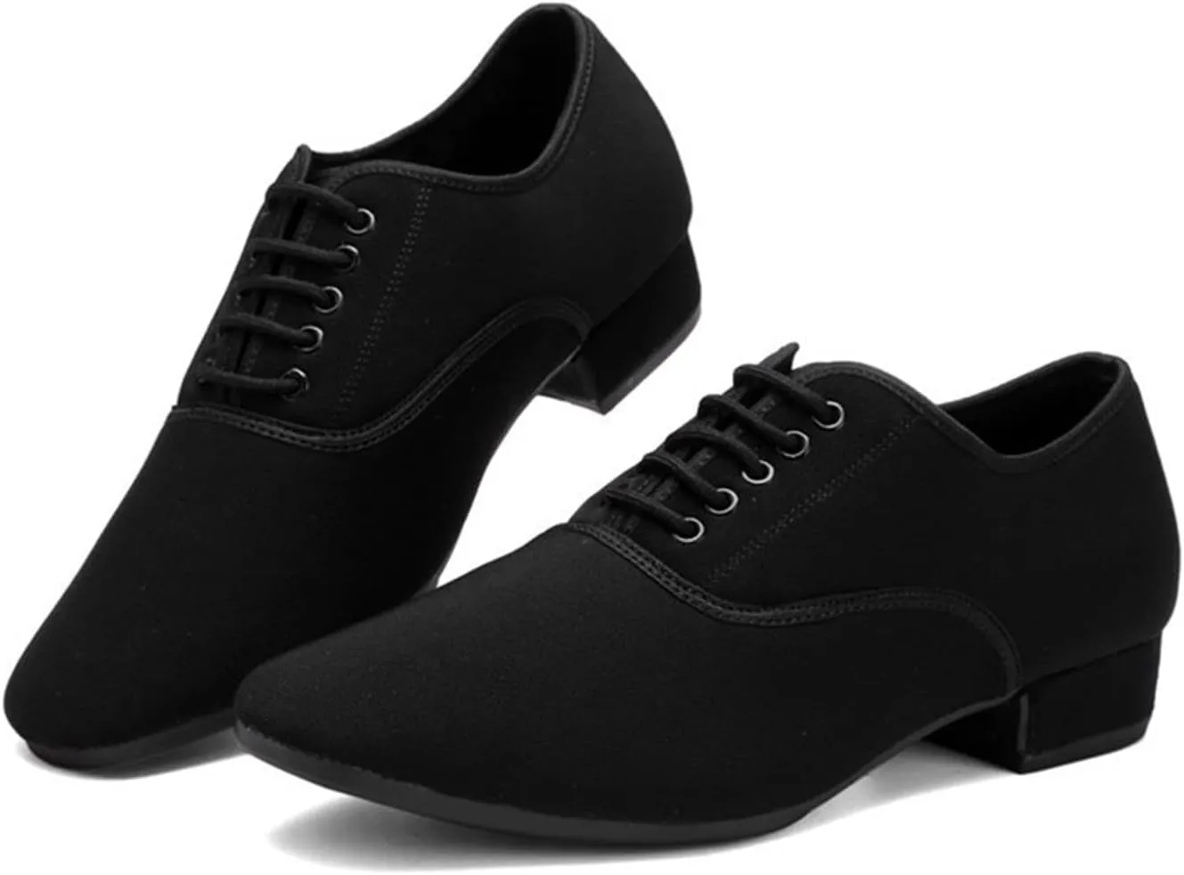 Men's Ballroom Dance Shoes Latin Tango Morden Rumba Social Shoes Lace-Up Low Heel 1" Jazz Dance Shoes