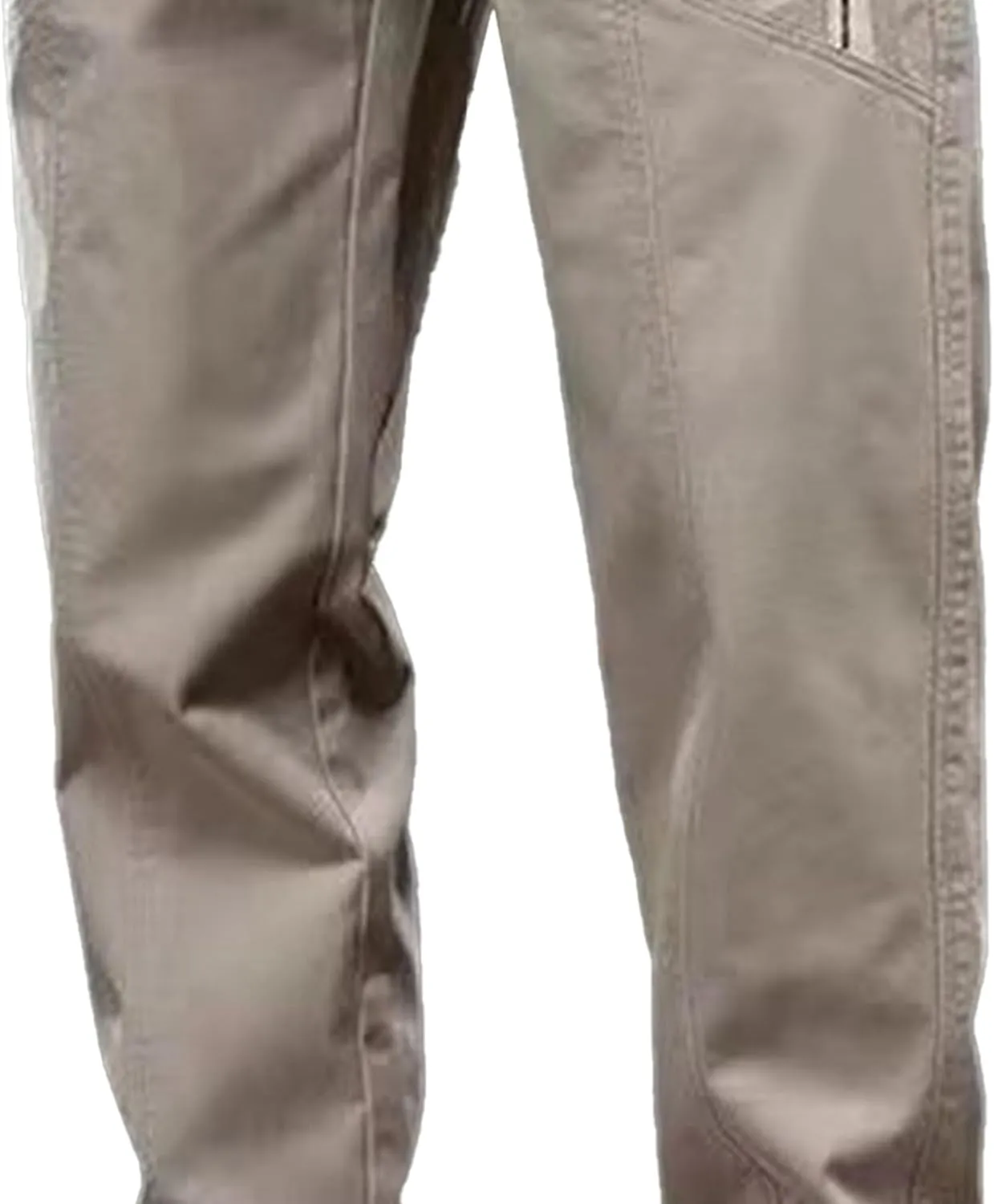 Men's Elastic Waist Outdoor Pants Twill Casual Regular Fit Cargo Trousers Solid Drawstring Tapered Pants