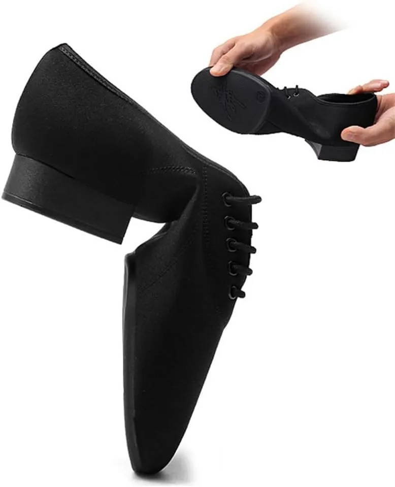 Men's Latin Dance Shoes, 2" Heel Ballroom Tango Waltz Practice Shoes Split Sole Dancing Shoes for Male