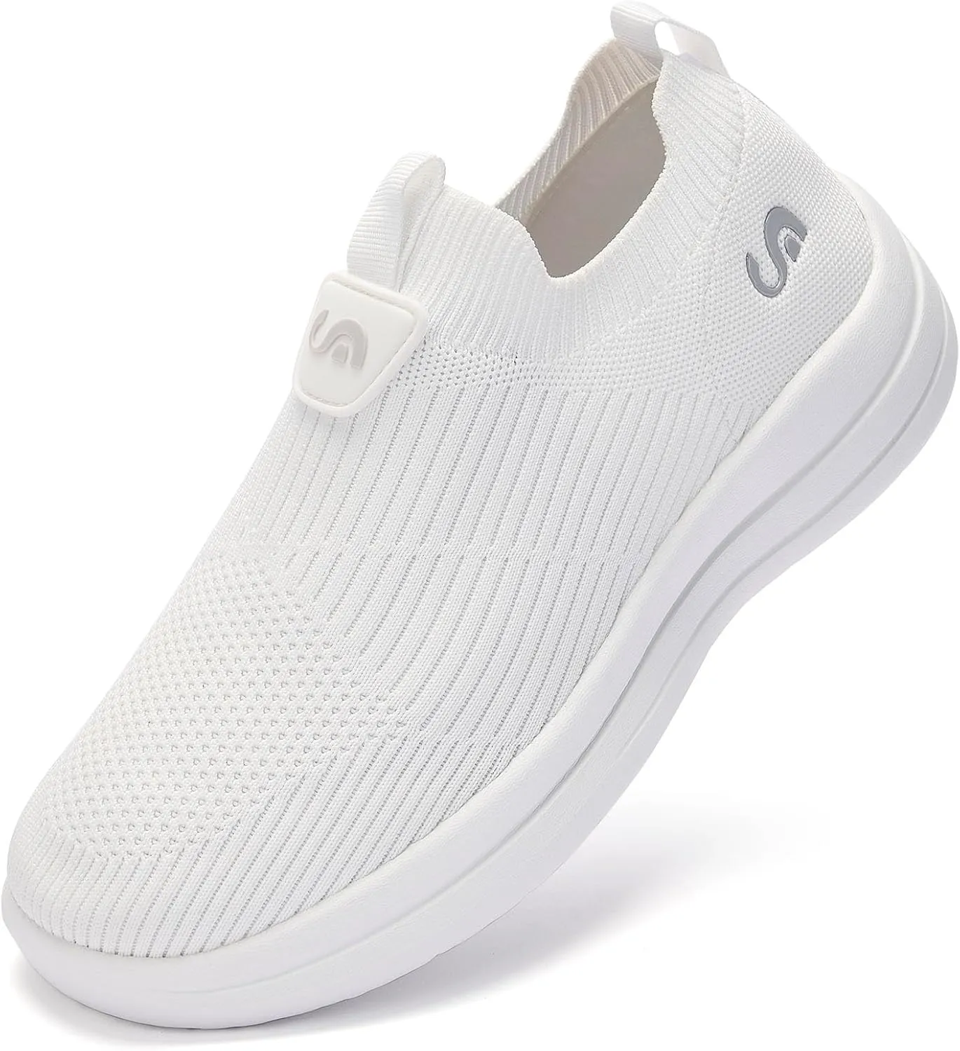 Men's Slip On Sneakers Walking Shoes Wide Casual Soft Breathable Slip in Sock SneakersNon-Slip Rubber Sole, Workout,Athletic