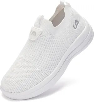 Men's Slip On Sneakers Walking Shoes Wide Casual Soft Breathable Slip in Sock SneakersNon-Slip Rubber Sole, Workout,Athletic