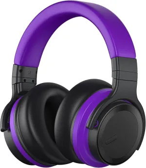 Million Sold Classic E7 Active Noise Cancelling Headphones with Upgraded HD Sound, Wireless Bluetooth Headphones Over The Ear Unequaled Comfort, Vivid Deep Bass, for Home Office Travel Birthday Gift