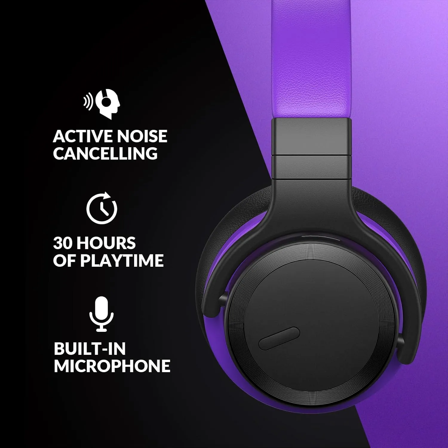 Million Sold Classic E7 Active Noise Cancelling Headphones with Upgraded HD Sound, Wireless Bluetooth Headphones Over The Ear Unequaled Comfort, Vivid Deep Bass, for Home Office Travel Birthday Gift