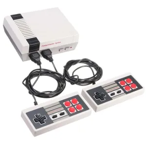 Mini Game Console with 500 Built-in Childhood Classic Games w/ Dual Controllers