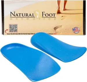 Natural Foot Orthotics Cloud Comfort Arch Support Insoles, All Day Comfort and Support, Relief from Foot Fatigue, Plantar Fasciitis, Podiatrist Designed, Made in The USA