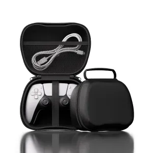 NQQNQQ 1PACK Universal Game Controller Protective Case - Travel Storage Compatible with Xbox One, Xbox Series X/S, PS4, PS5, and Nintendo Switch Controllers - sturdy Carrying Case AA-B (Black)