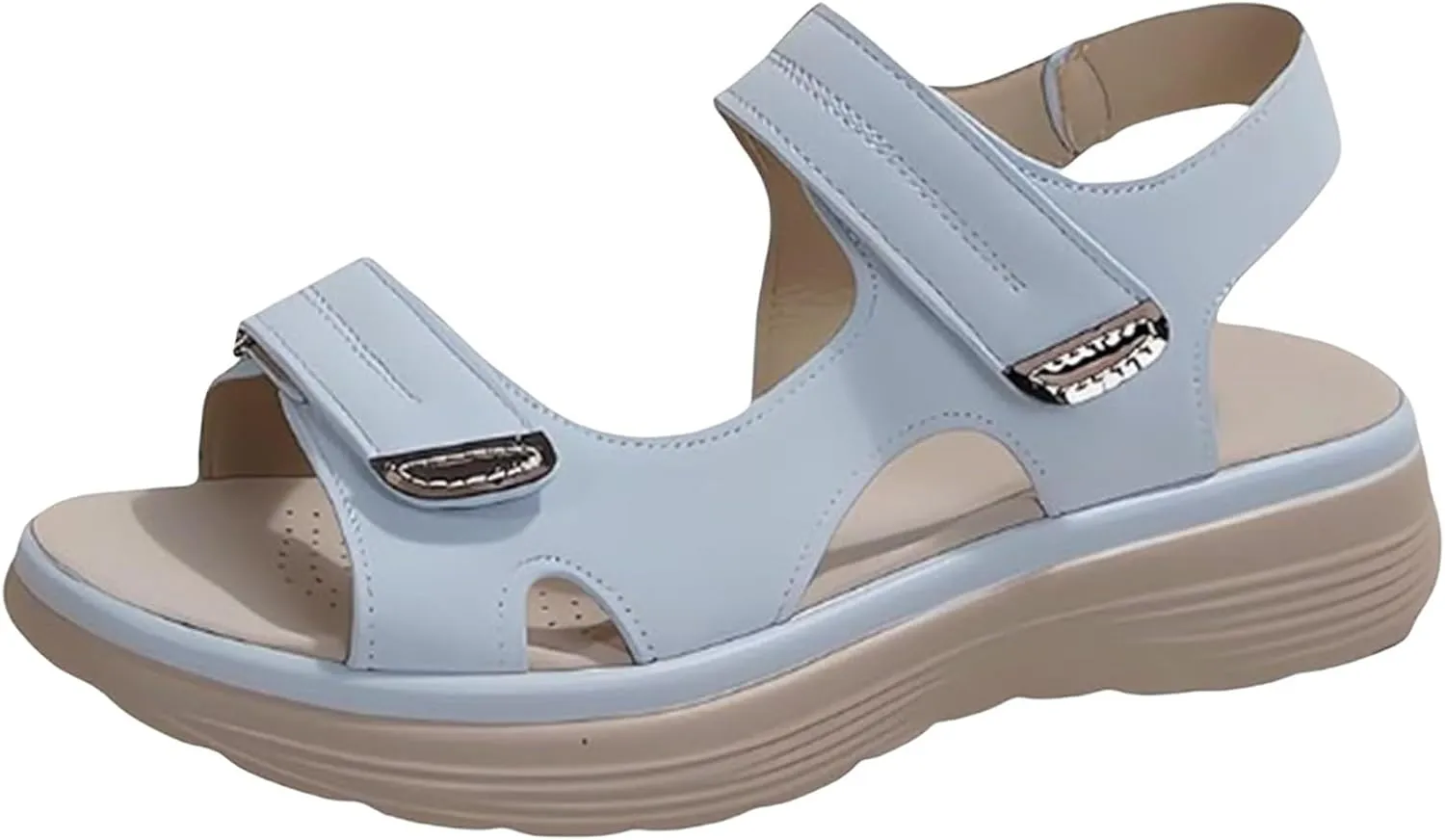 Orthopedic Sandals for Women With Soft Cushion Foam Comfortable Walking Shoes Arch Support Wide Fit Recovery Sandal
