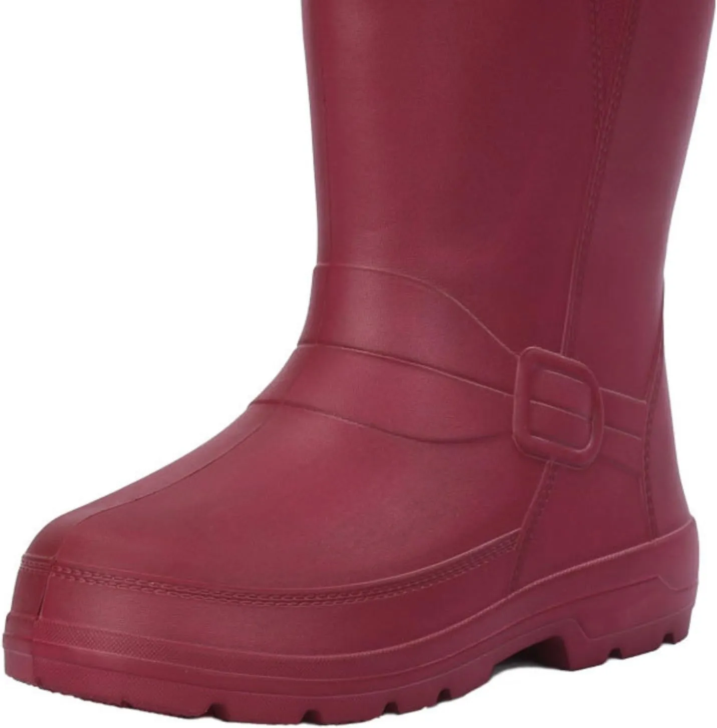 Outdoor Work Booties Women's High Top Rain Boots Waterproof Rubber Shoes Anti Slip Water Shoes Outdoor Gardening Work