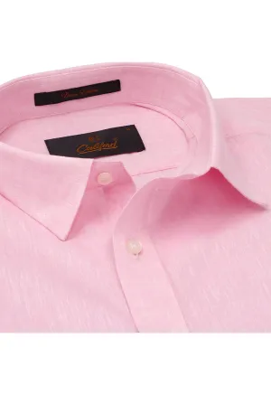 Pink Linen shirt - 032250- 01