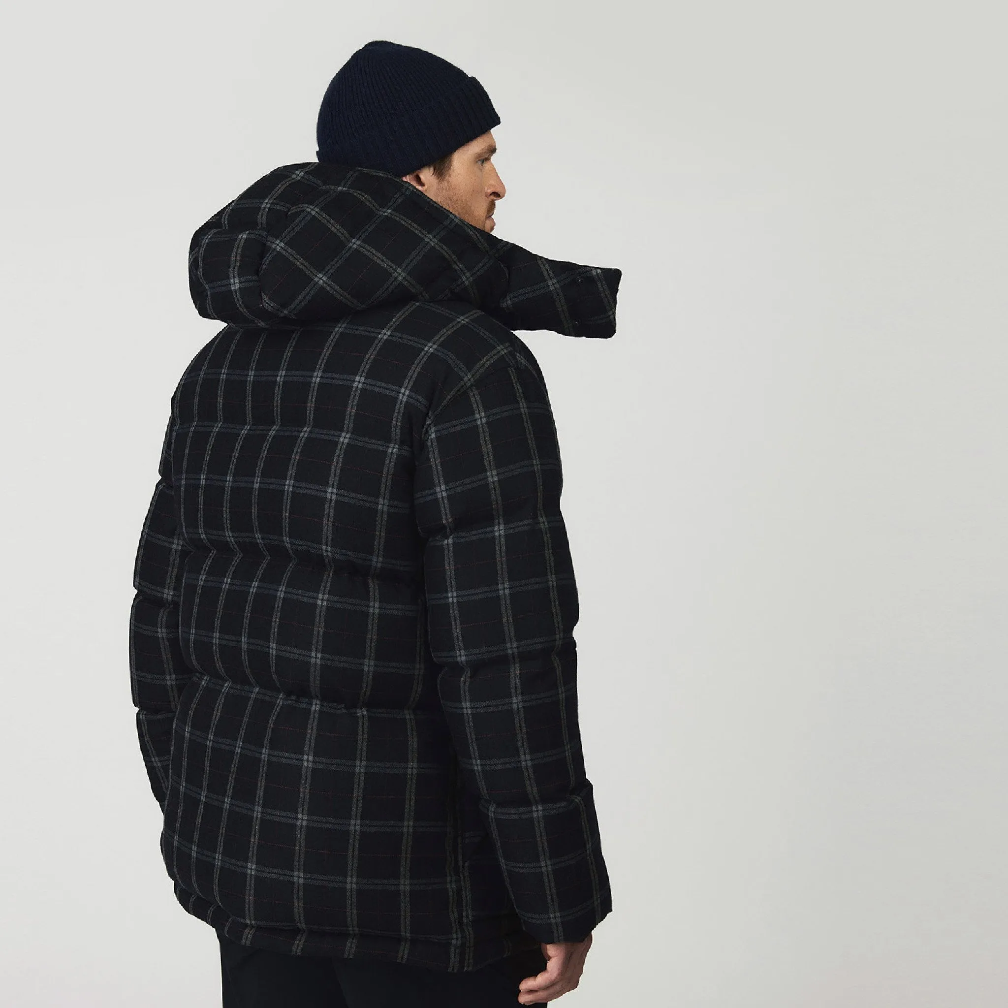 Plaid Terrain Down Parka