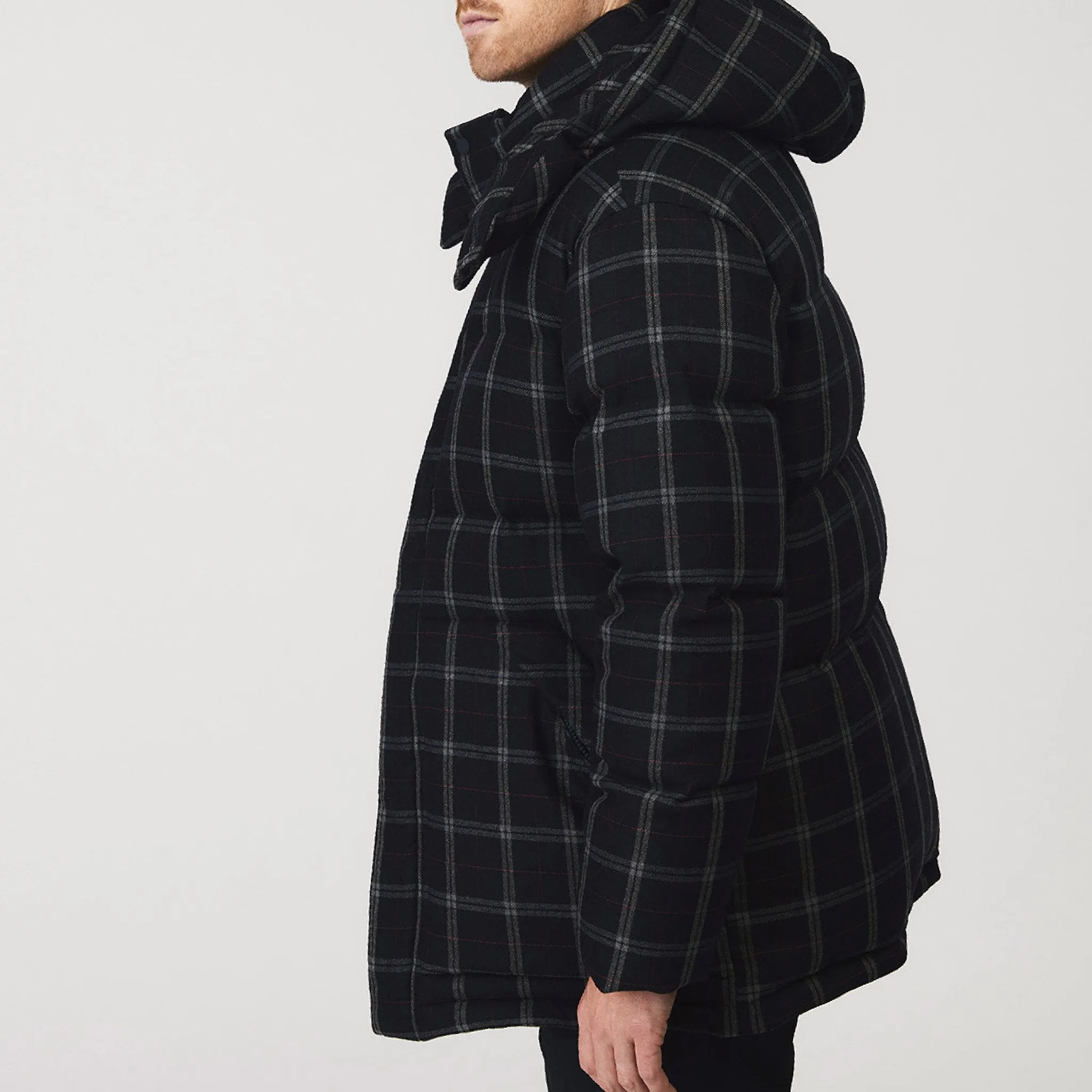 Plaid Terrain Down Parka