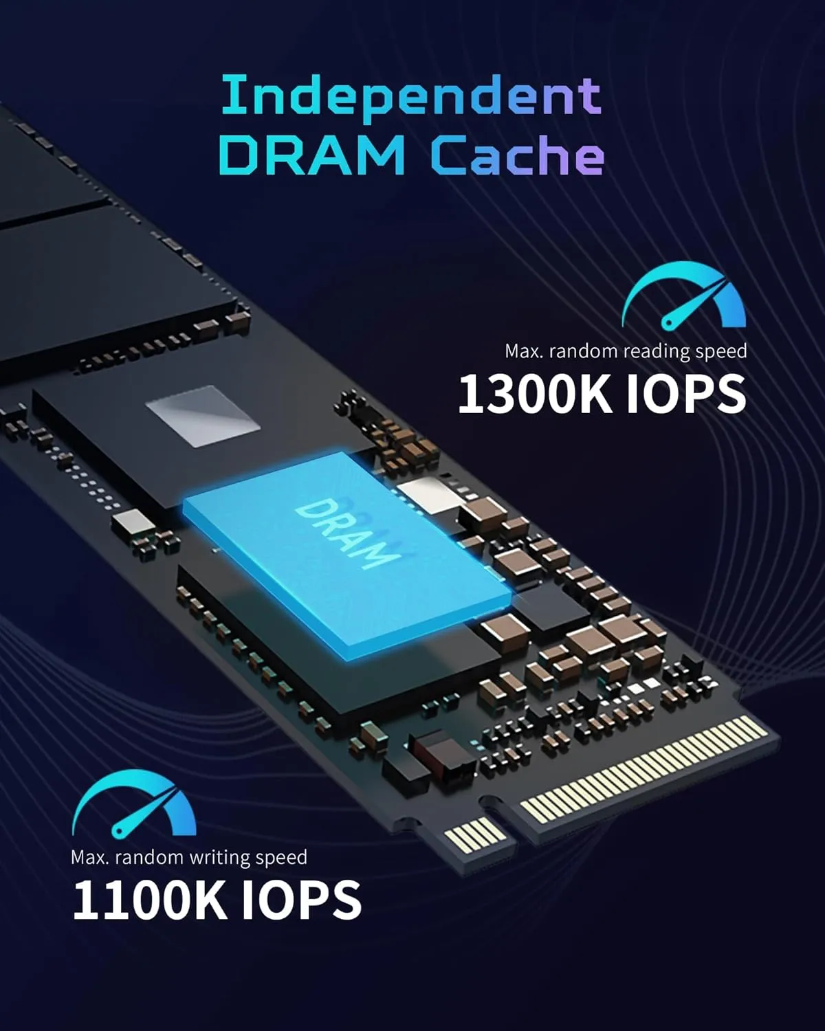 Predator M.2 SSD 2TB GM7000 with DRAM Cache NVMe 1.4 2280 PCIe Gen44 Ultra high Speed (Maximum Read: 7400MB/s, max Write: 6700MB/s) 3D NAND TLC Internal SSD Compatible with PS5 Pro - BL.9BWWR.106