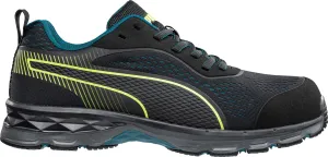 PUMA Women's Fuse Knit Black Low Industrial Shoe, 9.5