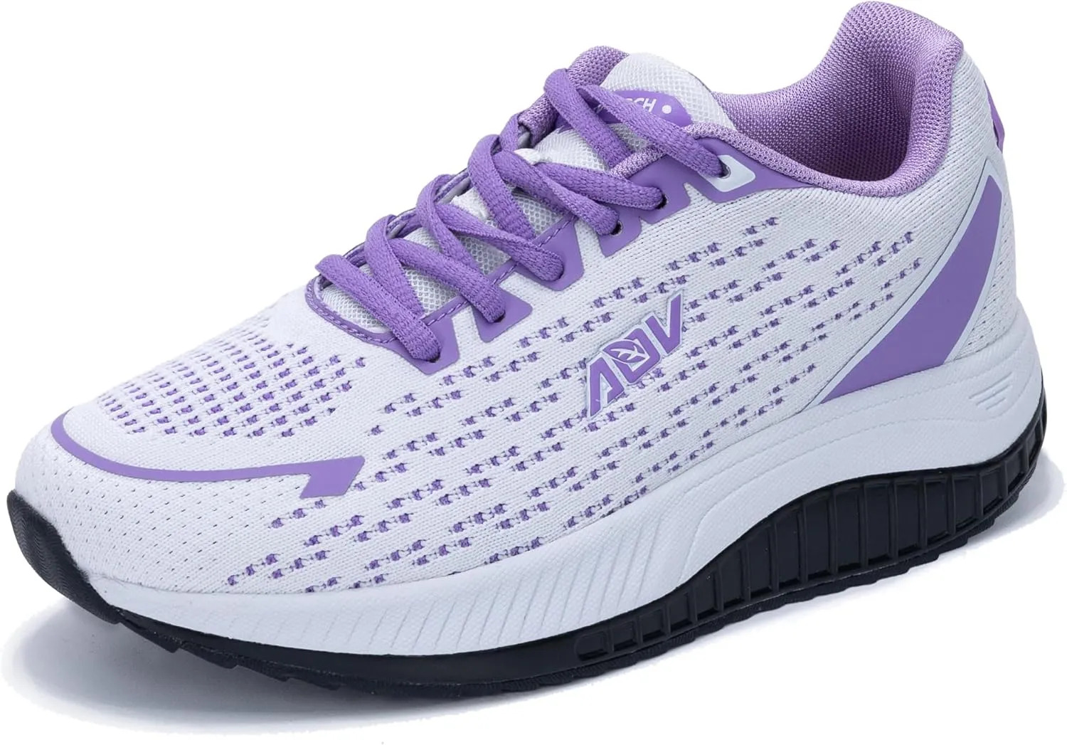 QAUPPE Women Walking Shoes with Arch Support, Orthotic Platform Sneakers Plantar Fasciitis Tennis Shoes Wide for Foot Pain Relief