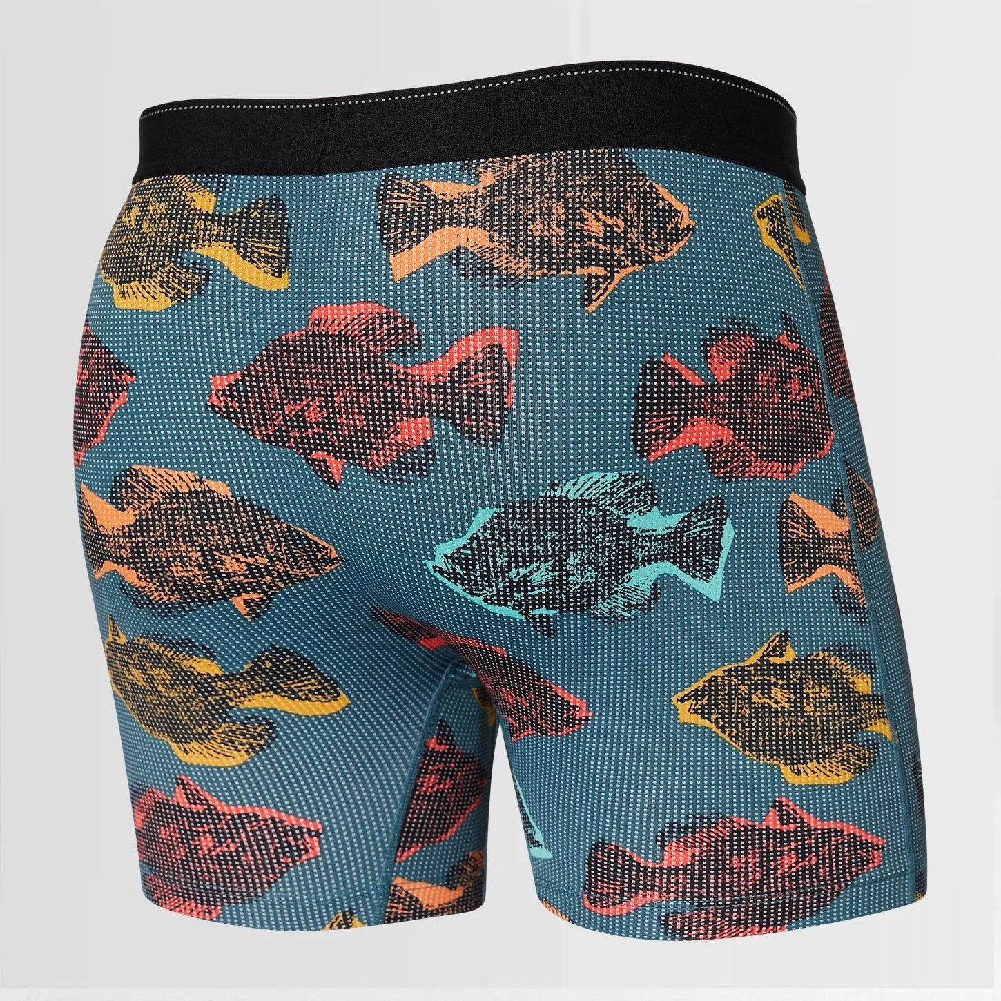 Quest Boxer Brief Fly (Shadow Fish - Storm Blue)