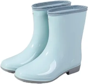 Rain Boots Rainboots Women's Outdoor Non Slip Water Shoes Waterproof Rain Boots Short Tube Rubber Shoes Rain Boots For Outdoor