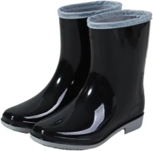 Rain Boots Rainboots Women's Outdoor Non Slip Water Shoes Waterproof Rain Boots Short Tube Rubber Shoes Rain Boots For Outdoor