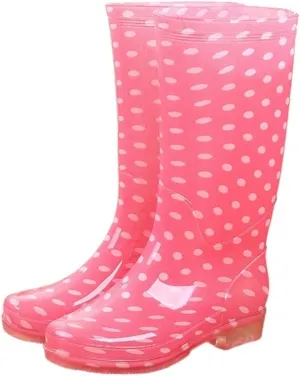 Rain Footwear, Women's Waterproof Rain Boots Women's Rain Boots (Size : 8.5)