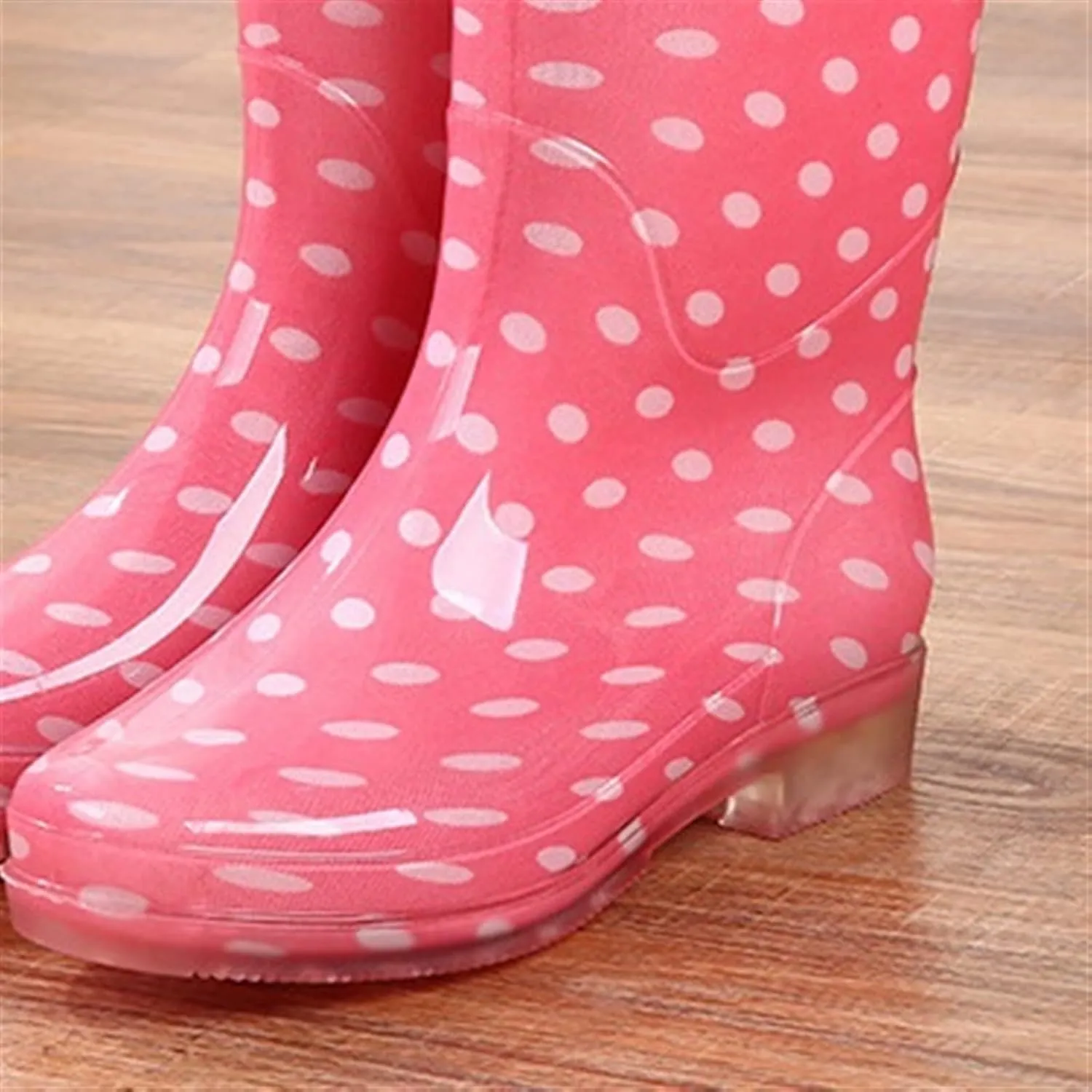 Rain Footwear, Women's Waterproof Rain Boots Women's Rain Boots (Size : 8.5)