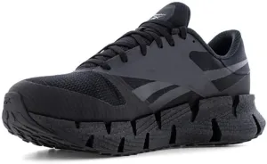 Reebok Work Men's Reebok FloatZig Work Composite Toe Slip Resistant Shoe, Black, 8.5