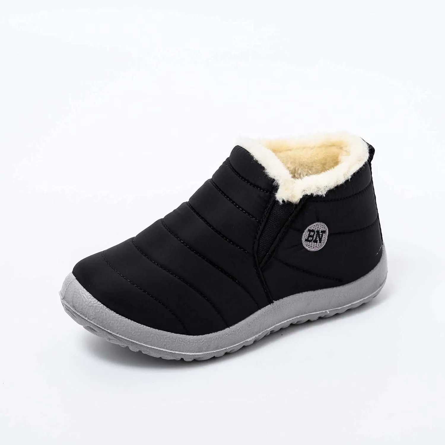 SBGMoSJ Waterproof Winter Boots Women Orthotic Womens Winter Boots Wide Ankle Womens Winter Booties with Fur Womens Waterproof Ankle Boots for Walking Boots for Women Winter