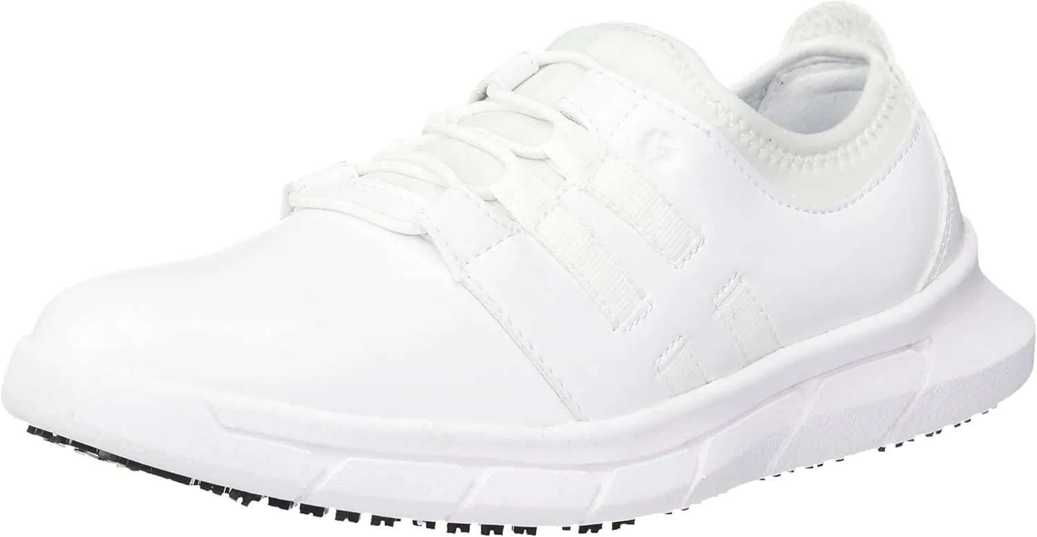 Shoes for Crews LILA Karina, Women's Lightweight Work Shoes, Slip Resistant, Water Resistant, Black or White