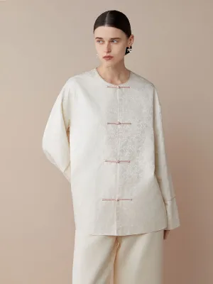 SILKINC Su Brocade Chinese Button Down Jacket